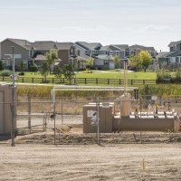 Oil and gas wells are in close proximity to schools and houses in Thornton, CO.